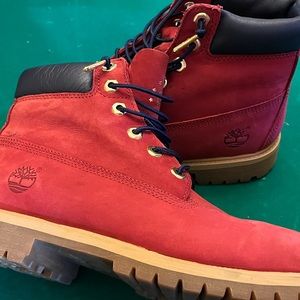 Red Timberland Boots